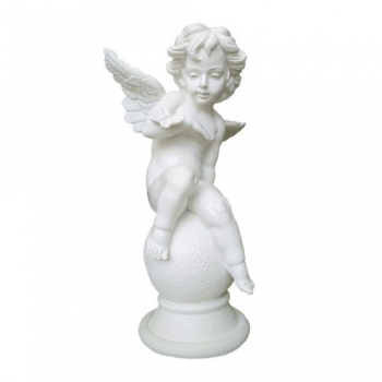 008 Скульптура "Ангел на шаре с бабочкой", 830*500*450